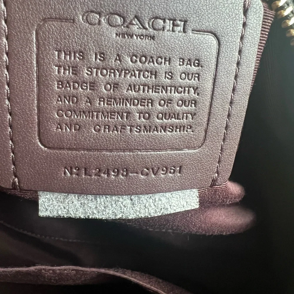Coach Rowan Satchel In Signature Canvas And Matching Wallet - Picture 3 of 16